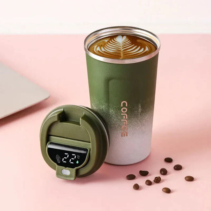 Thermobecher mit Temperaturanzeige