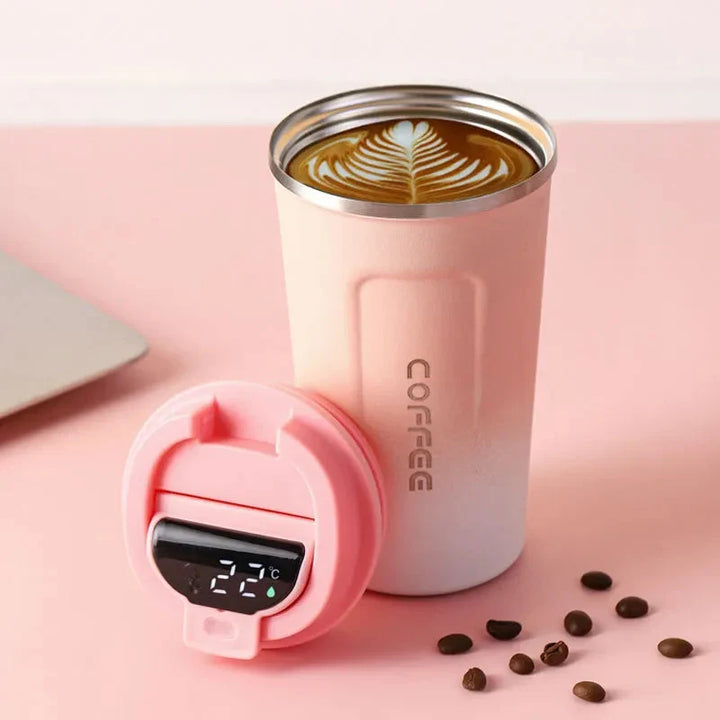 Thermobecher mit Temperaturanzeige
