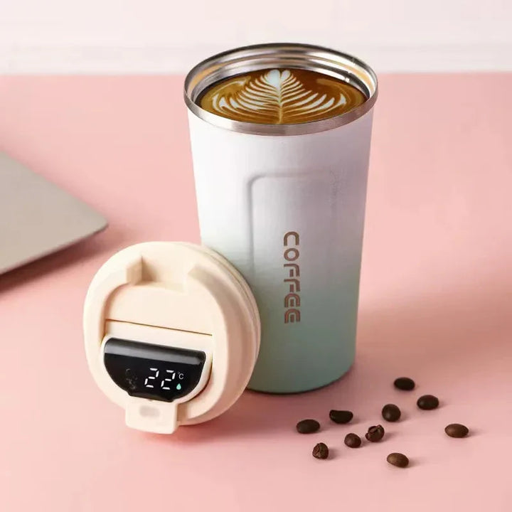 Thermobecher mit Temperaturanzeige